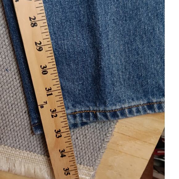 Levis 550 Y2K Jeans Womens 12L 31X33 Blue Fade Relaxed Taper Street Casual Tall - Picture 15 of 16